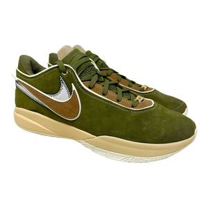 LeBron XX Olive DV1193-901 Multicolor Size 14.